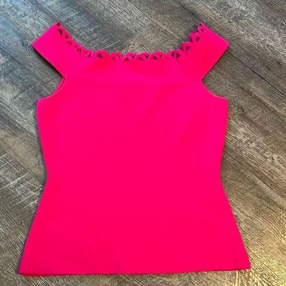 Milly Size Medium Hot Pink Women’s Top - Picture 1 of 4